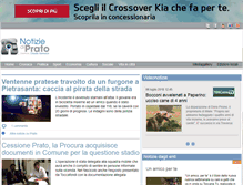 Tablet Screenshot of notiziediprato.it